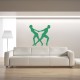 Sticker Danseurs en mouvement