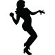 Sticker Danseuse disco