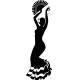 Sticker Danseuse Salsa