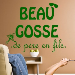 Sticker Beau gosse de père en fils