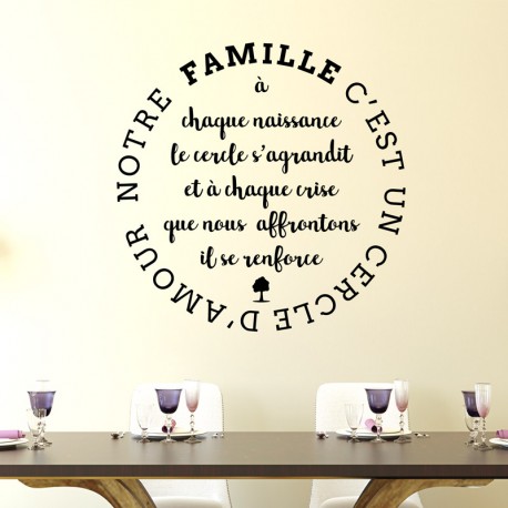 Stickers citation et texte : motivation, amour, famille, bonheur