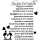 Sticker citation Recette de famille