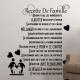 Sticker citation Recette de famille