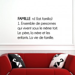 Sticker Famille n.f ...