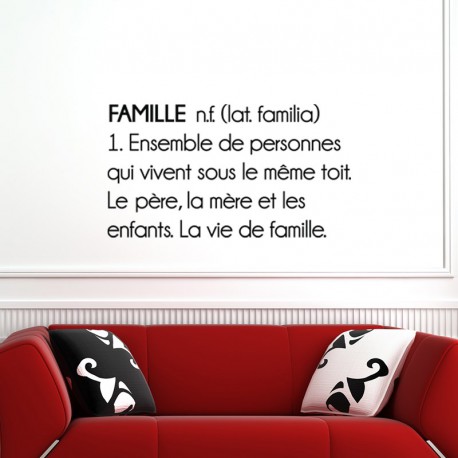 Sticker Famille n.f ...