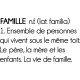 Sticker Famille n.f ...