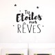 Sticker Tu étoiles mes rêves