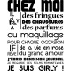Sticker citation Chez moi je suis girly ...