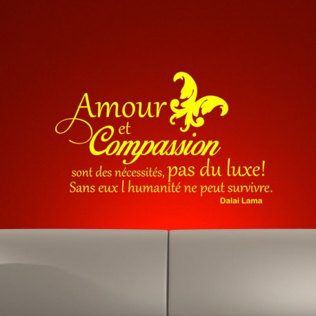 Sticker Amour et compassion