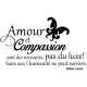 Sticker Amour et compassion