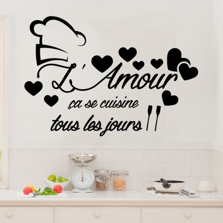 Sticker citation Faire cuisine - Stickers Cuisine - artsdeszifs