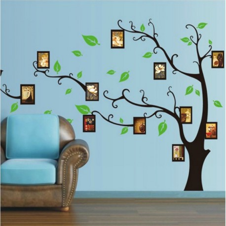 Sticker Arbre porte-cadres