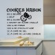 Sticker citation recette Cookies maison