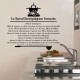 Sticker citation recette Le boeuf Bourguignon français