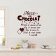 Sticker citation recette Mouse au chocolat