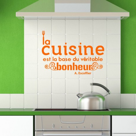 Sticker citation gastronomie pas cher - Stickers Citations discount - stickers  muraux - madeco-stickers