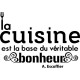 Sticker citation cuisine de A. Escoffier