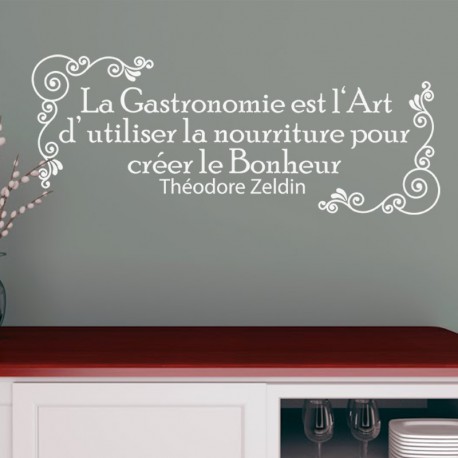 Sticker La gastronomie de Théodore Zeldin