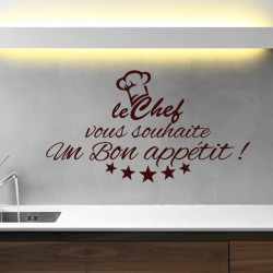 Sticker Bon appétit du Chef