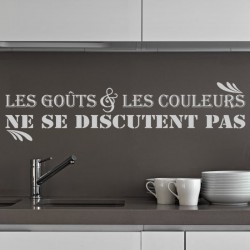 Sticker Les goûts & les couleurs