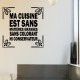 Sticker Ma cuisine est sans matière grasses