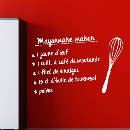 Sticker recette Mayonnaise maison