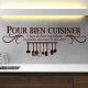 Sticker Pour bien cuisiner