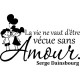 Sticker La vie de Serge Gainsbourg