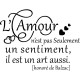 Sticker L'amour est un art