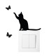 Sticker interrupteur petit chien charmeur - H15 x L10 cm