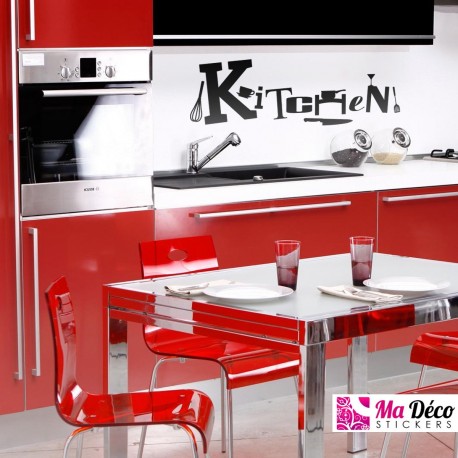 Sticker Kitchen pas cher - Stickers Cuisine discount - stickers muraux -  madeco-stickers